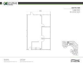301 McCullough Dr, Charlotte, NC à louer Plan d’étage– Image 1 sur 1