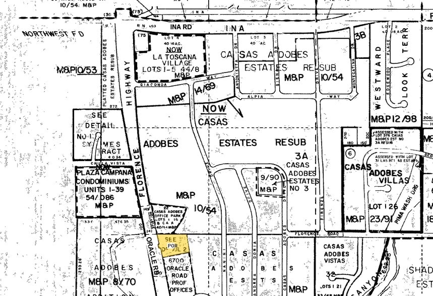 6740 N Oracle Rd, Tucson, AZ à vendre - Plan cadastral – Image 2 sur 5