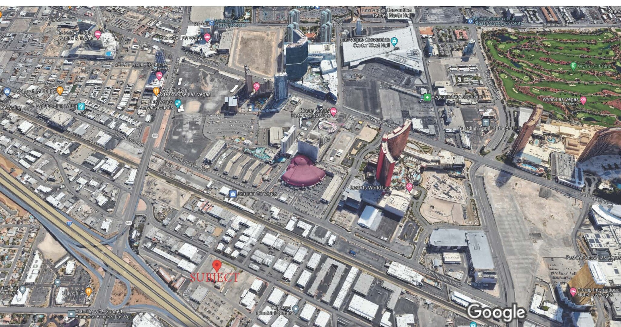 2753 S Highland Dr, Las Vegas, NV à vendre Aérien– Image 1 sur 8