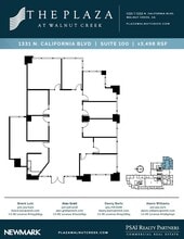 1331 N California Blvd, Walnut Creek, CA à louer Plan d’étage– Image 1 sur 1