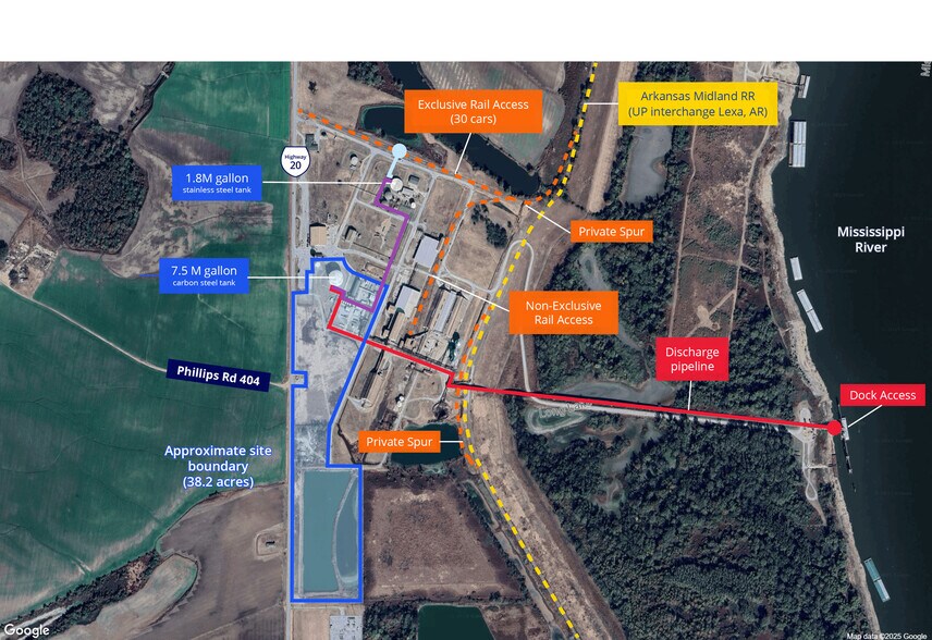1463 Highway 20, Helena, AR à vendre - Plan de site – Image 3 sur 4