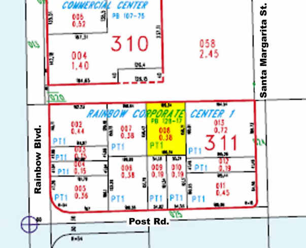 6268 S Rainbow Blvd, Las Vegas, NV à vendre - Plan cadastral – Image 2 sur 6