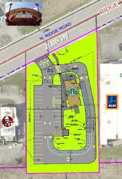 3112 N Ridge Rd E, Ashtabula, OH à vendre - Plan de site – Image 3 sur 7