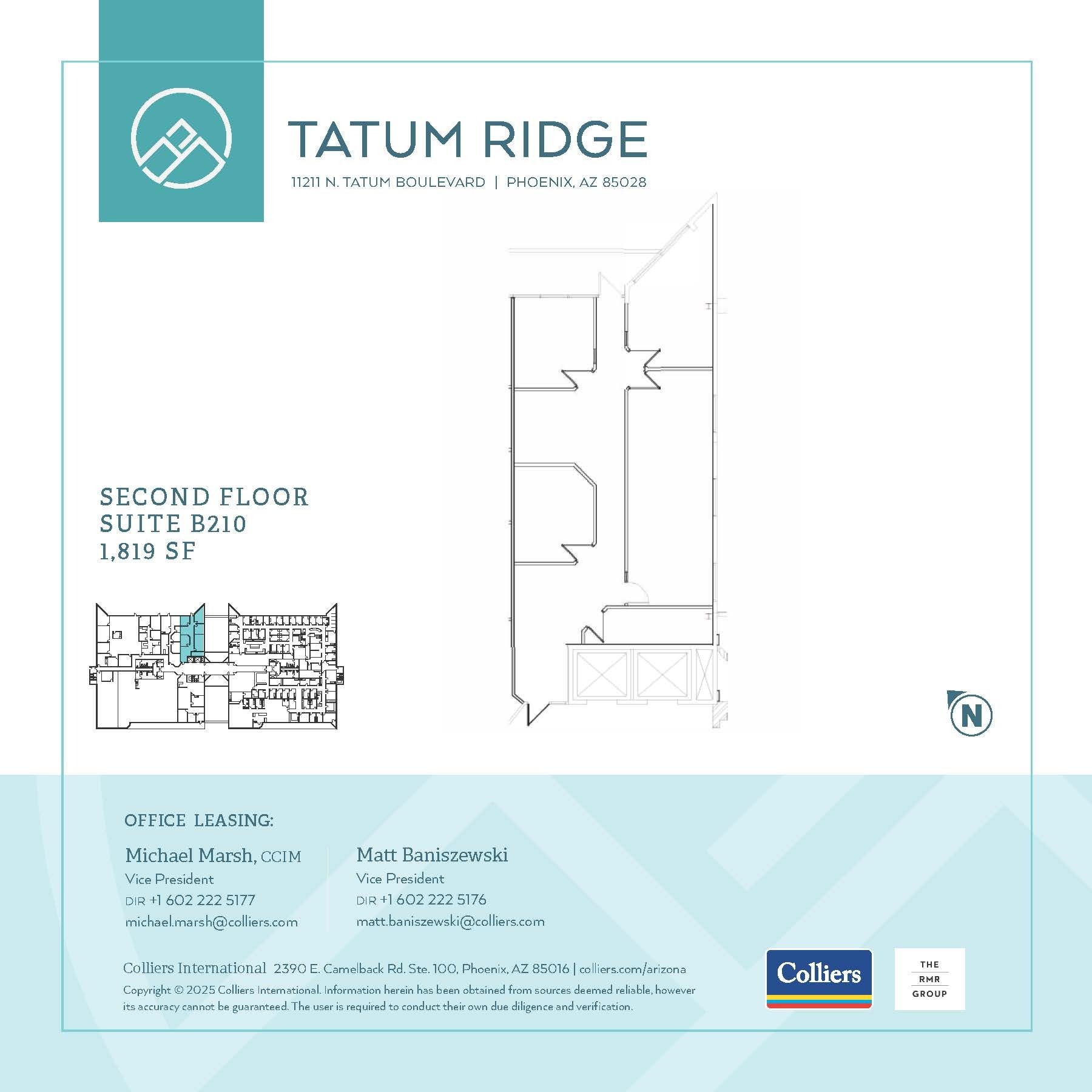 11209 N Tatum Blvd, Phoenix, AZ à louer Plan d’étage– Image 1 sur 1
