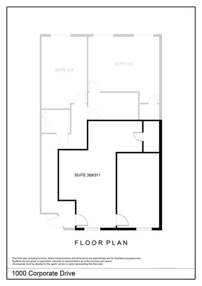 1000 Corporate Dr, Hillsborough, NC à louer - Plan d’étage – Image 3 sur 3