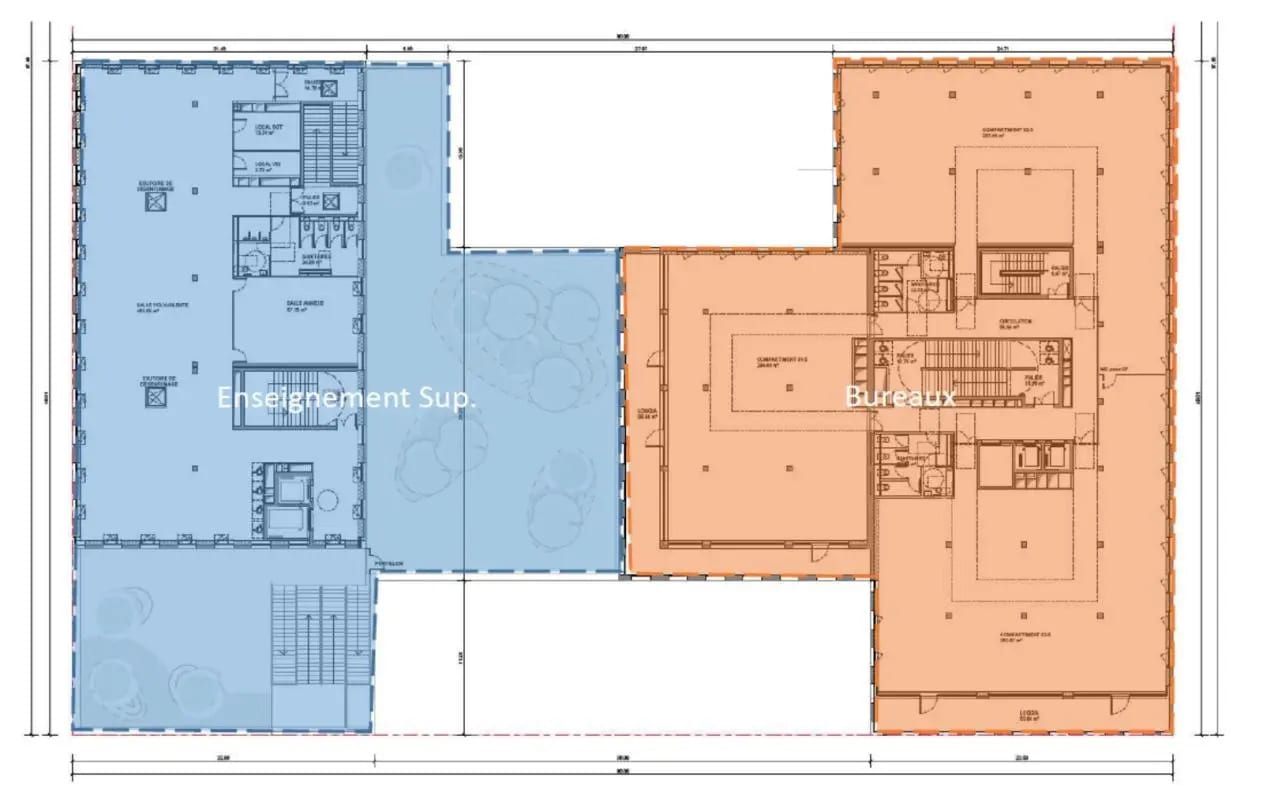 26-36 Rue Du Tonkin, Villeurbanne à louer Plan d’étage– Image 1 sur 1