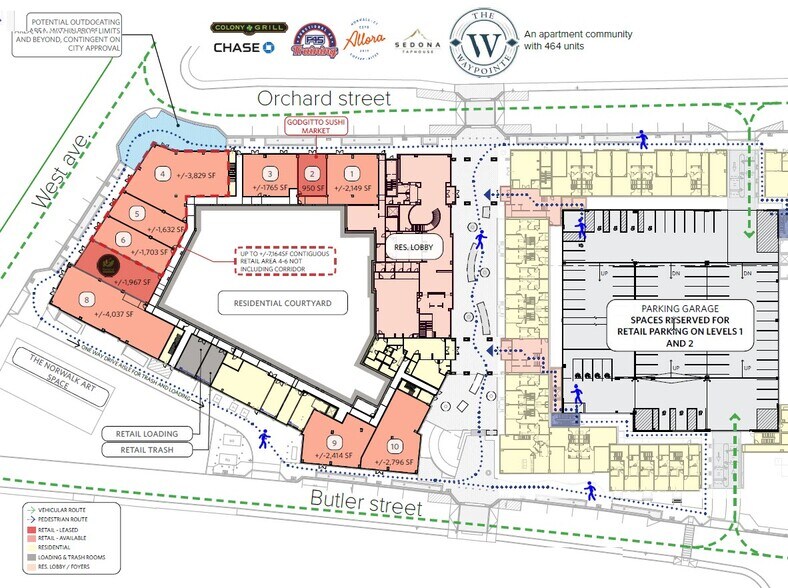 467 West Ave, Norwalk, CT à louer - Plan de site – Image 2 sur 12