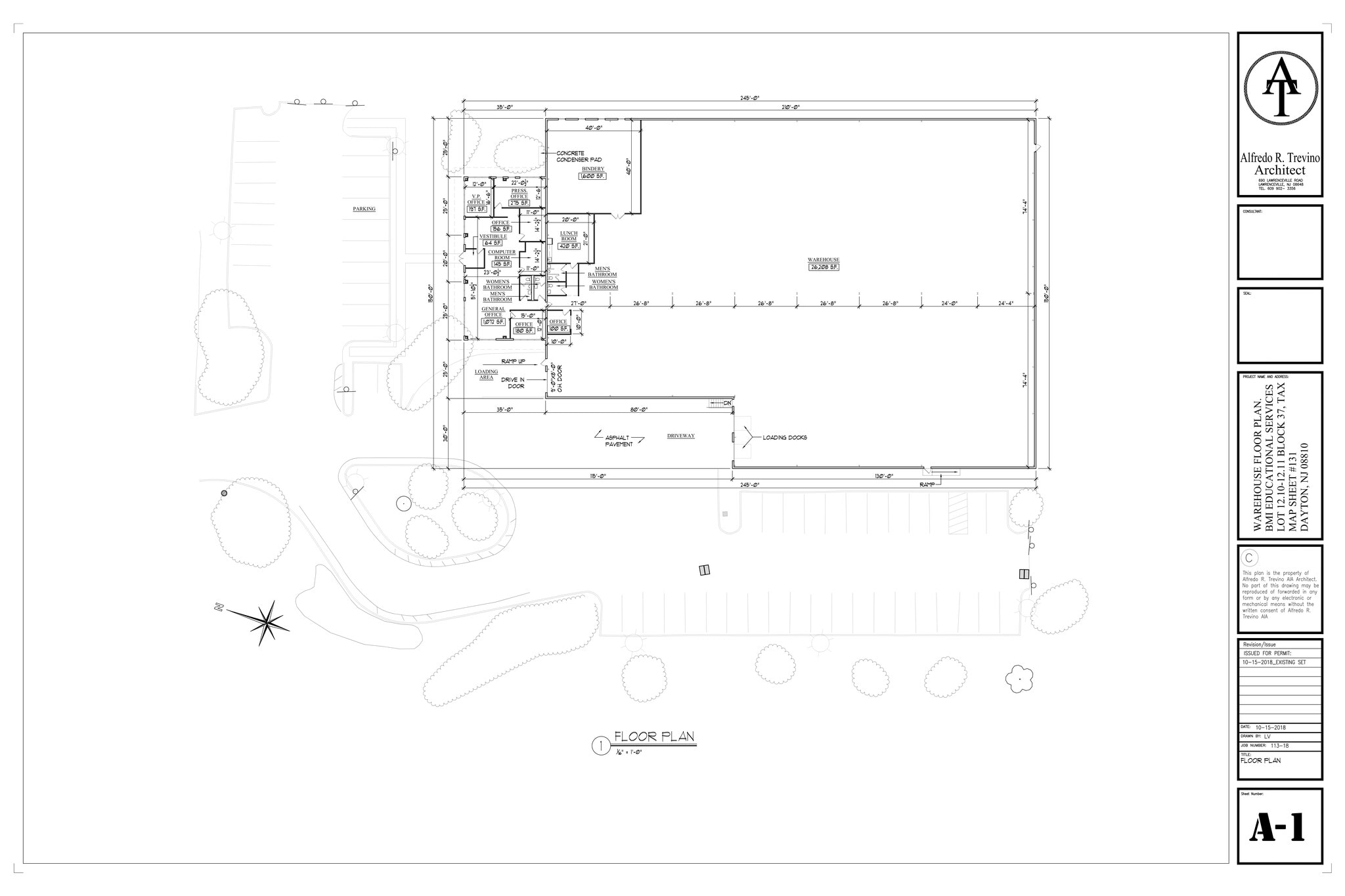 26 Haypress Rd, Cranbury, NJ à louer Plan de site– Image 1 sur 1
