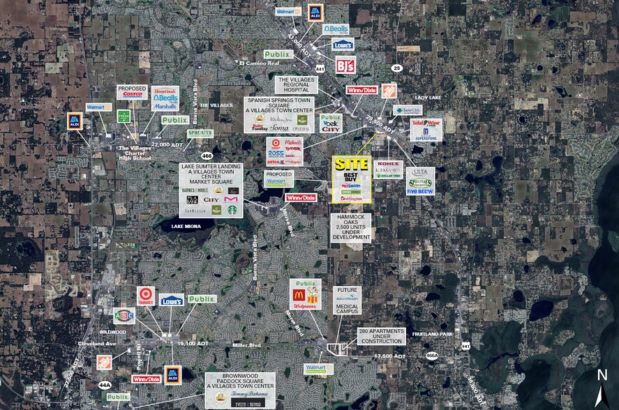 514-586 N US Highway 441, Lady Lake, FL à louer - Photo principale – Image 1 sur 5