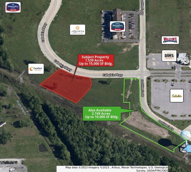 TBD Cabela's Pkwy., Gonzales, LA à vendre - Aérien – Image 1 sur 9