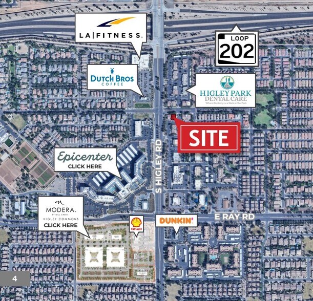 1425 S Higley Rd, Gilbert, AZ à louer - Aérien – Image 3 sur 4