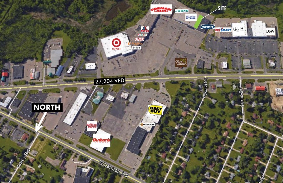 3603-3619 Miller Rd, Flint, MI à louer - Aérien – Image 3 sur 7