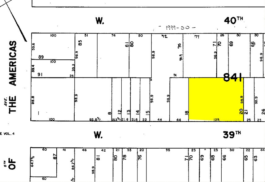 25 W 39th St, New York, NY à louer - Plan cadastral – Image 2 sur 39