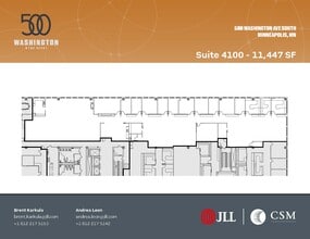 500 Washington Ave S, Minneapolis, MN à louer Plan d’étage– Image 1 sur 1