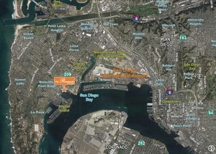 4960 N Harbor Dr, San Diego, CA - VUE AÉRIENNE vue de carte - Image1