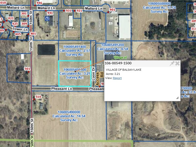 150th St, Balsam Lake, WI à vendre Photo de l’immeuble– Image 1 sur 3