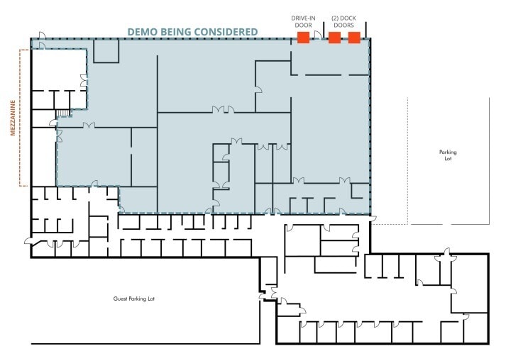 8501 Moller Rd, Indianapolis, IN à louer Plan d’étage– Image 1 sur 2