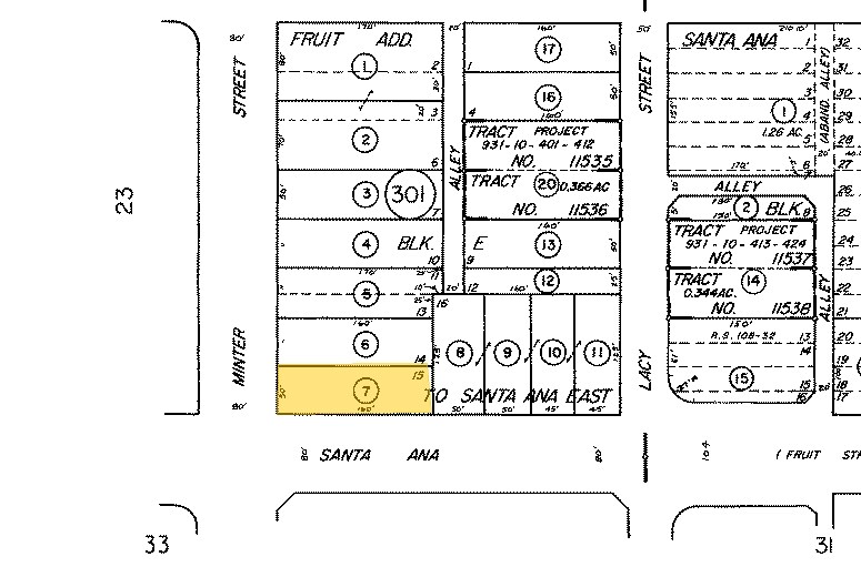 613 E Santa Ana Blvd, Santa Ana, CA à louer - Plan cadastral – Image 3 sur 78