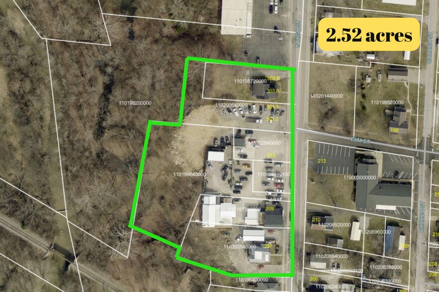 209 N High St, Mount Orab, OH à vendre - Aérien – Image 2 sur 6