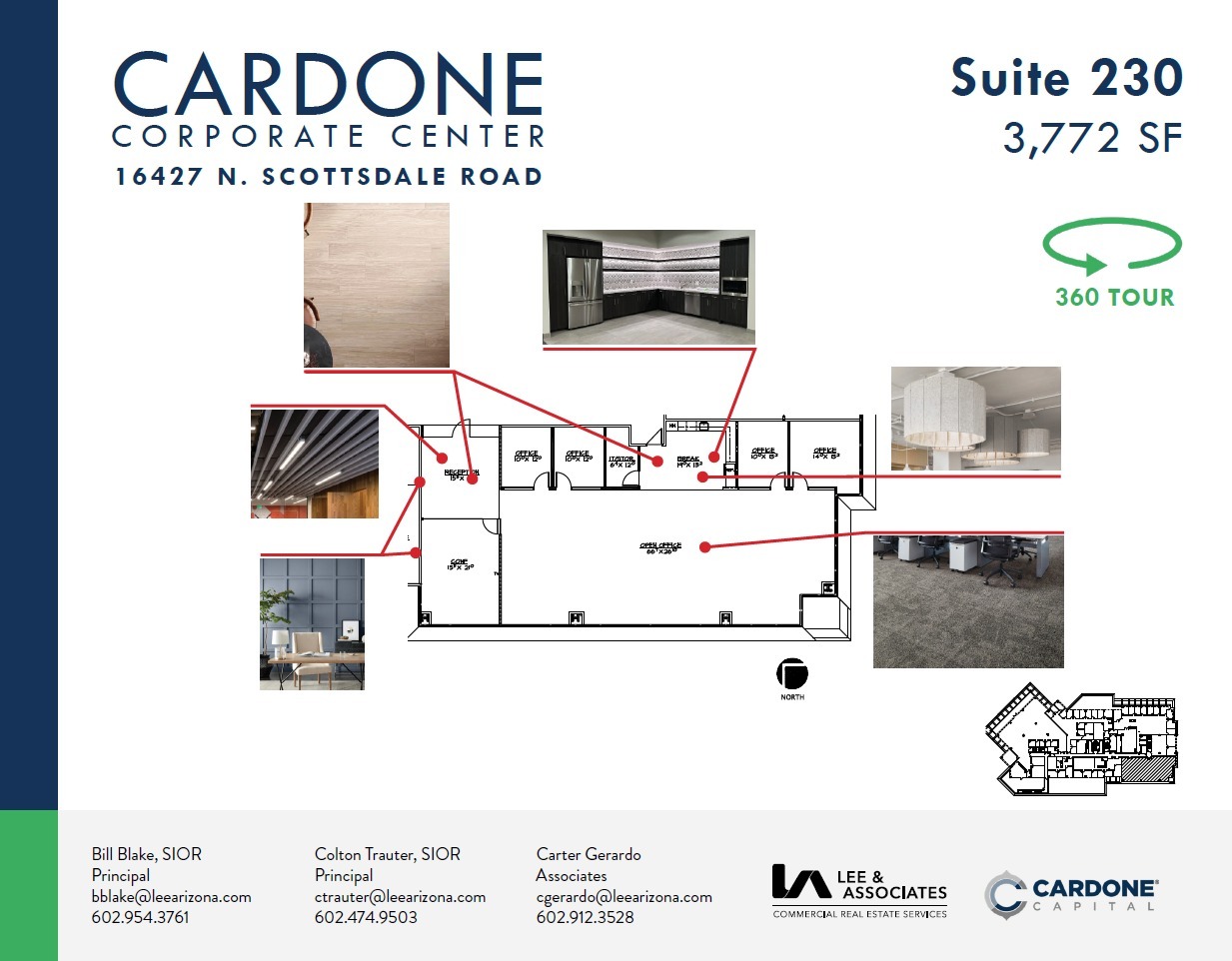 16427 N Scottsdale, Scottsdale, AZ à louer Plan d’étage– Image 1 sur 1