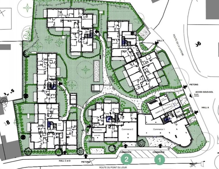 Local commercial dans Saint-Nazaire à vendre - Plan de site – Image 2 sur 2