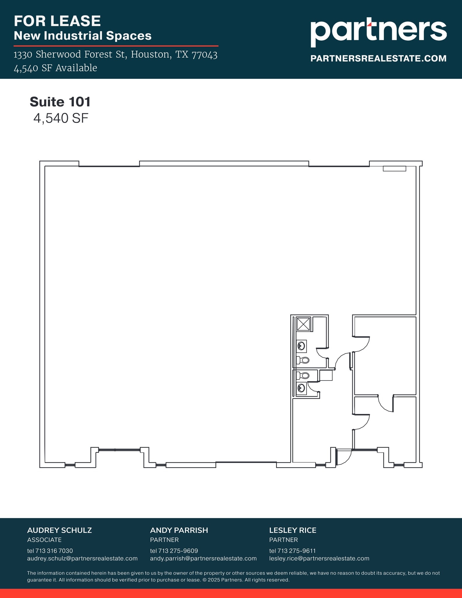 1330 Sherwood Forest St, Houston, TX à louer Plan de site– Image 1 sur 1