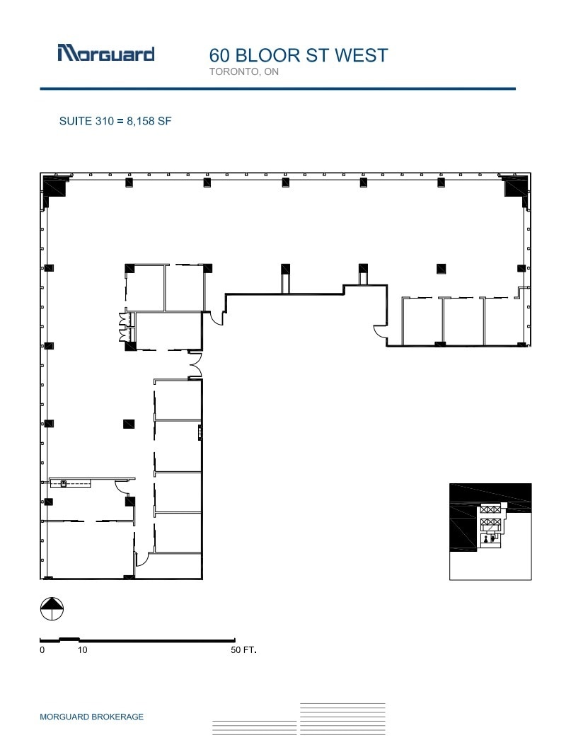 60 Bloor St W, Toronto, ON à louer Plan d’étage– Image 1 sur 1