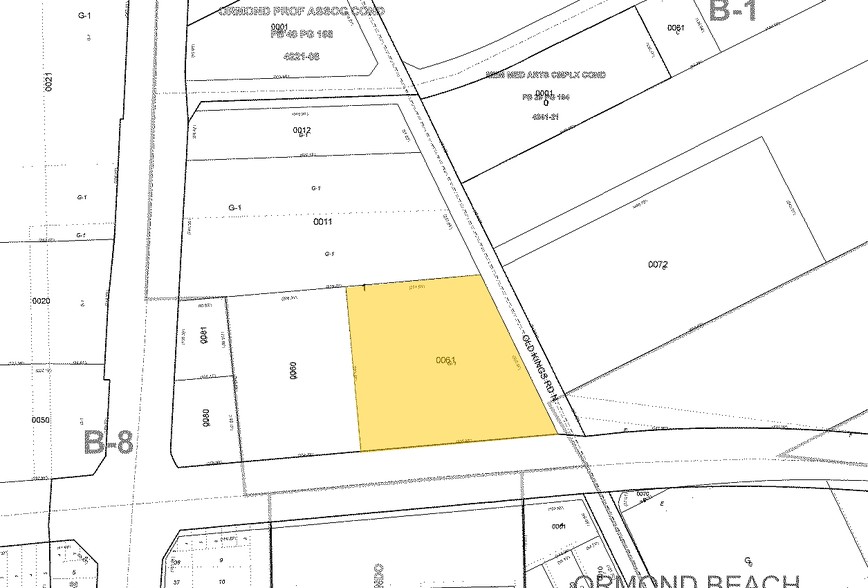 785 W Granada Blvd, Ormond Beach, FL à louer - Plan cadastral – Image 2 sur 15