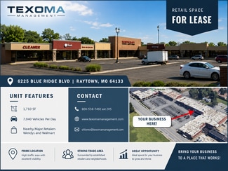 Plus de détails pour 6121-6247 Blue Ridge Blvd, Raytown, MO - Bureau/Local commercial, Local commercial à louer
