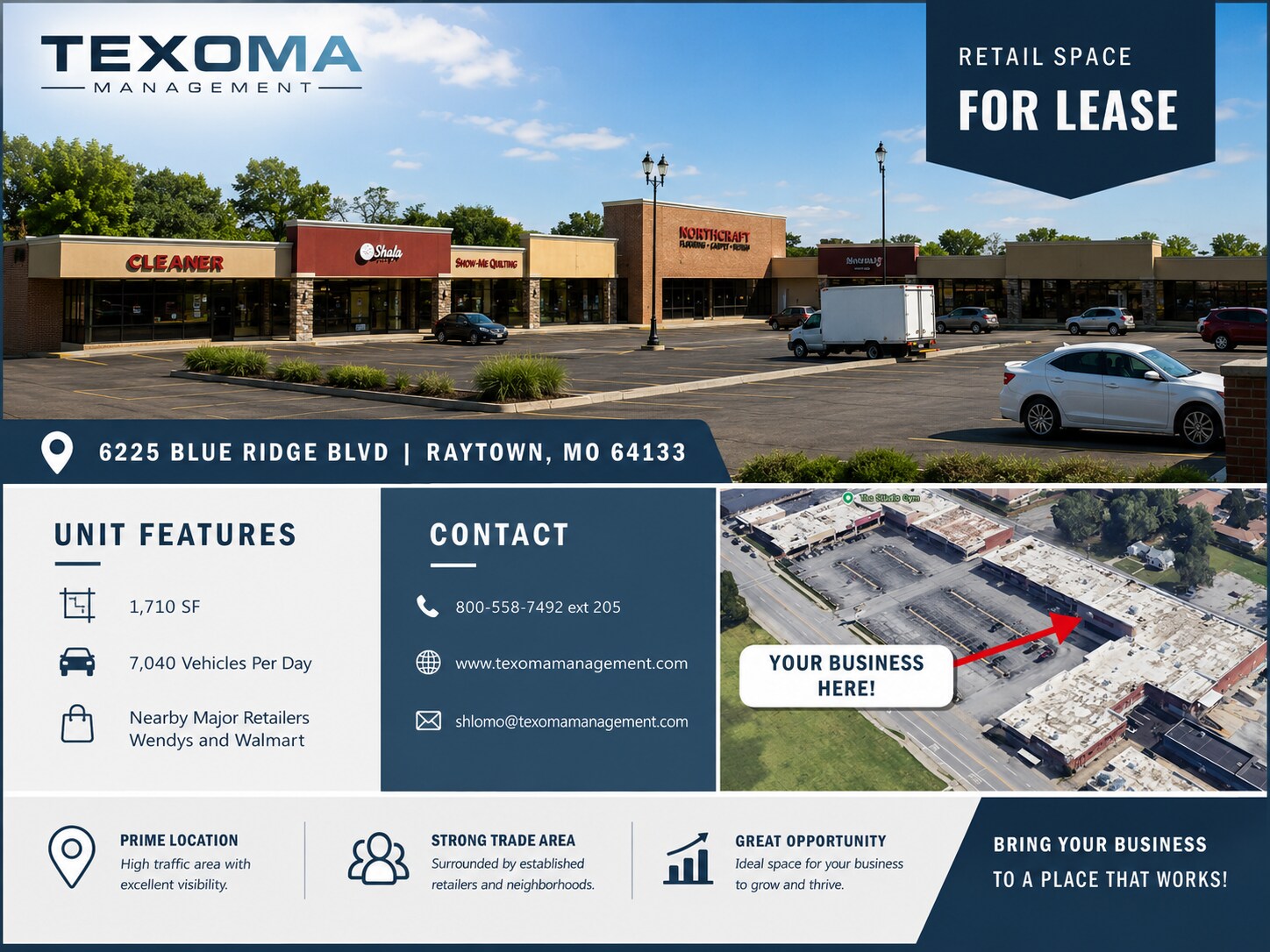 6121-6247 Blue Ridge Blvd, Raytown, MO à louer Photo de l’immeuble– Image 1 sur 6