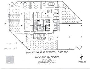 1700 E Golf Rd, Schaumburg, IL à louer Plan d’étage– Image 1 sur 1