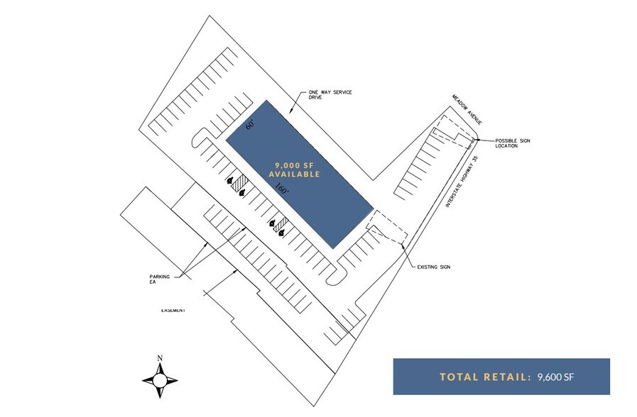 IH-35 & SH-46, New Braunfels, TX à vendre - Plan de site – Image 2 sur 3