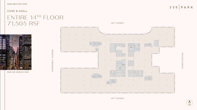 230 Park Ave, New York, NY à louer Plan d’étage– Image 1 sur 5