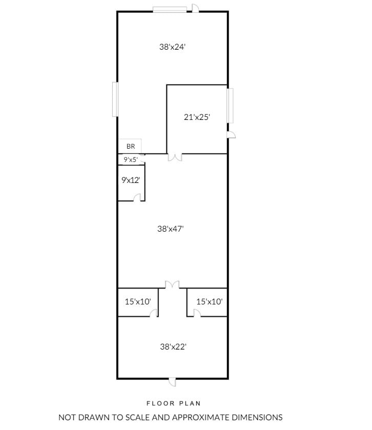 165 Mayo St, Hillsborough, NC à louer Plan d’étage– Image 1 sur 1