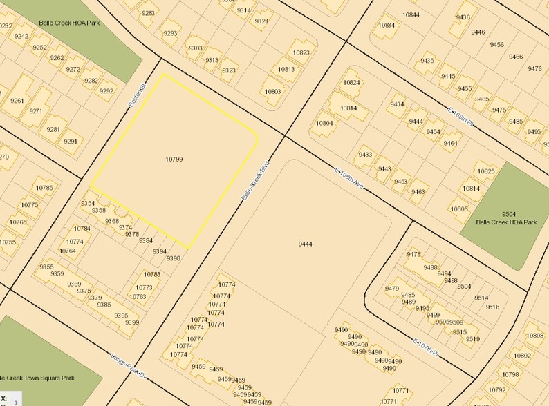 10754 Belle Creek Blvd, Henderson, CO à louer - Plan cadastral – Image 3 sur 79