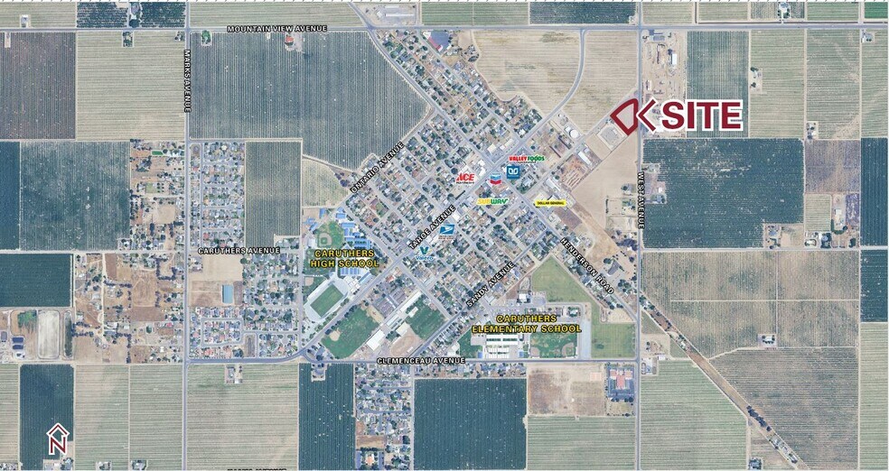 West Superior Avenue Ave, Caruthers, CA à vendre - Photo de l’immeuble – Image 3 sur 3