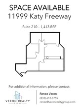 11999 Katy Fwy, Houston, TX à louer Plan d’étage– Image 1 sur 1