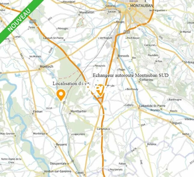 Terrain dans Montbartier à vendre - Photo de l’immeuble – Image 3 sur 4