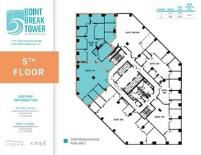 17011 Beach Blvd, Huntington Beach, CA à louer Plan d’étage– Image 2 sur 2
