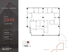 33 W Monroe St, Chicago, IL à louer Plan d’étage– Image 1 sur 5