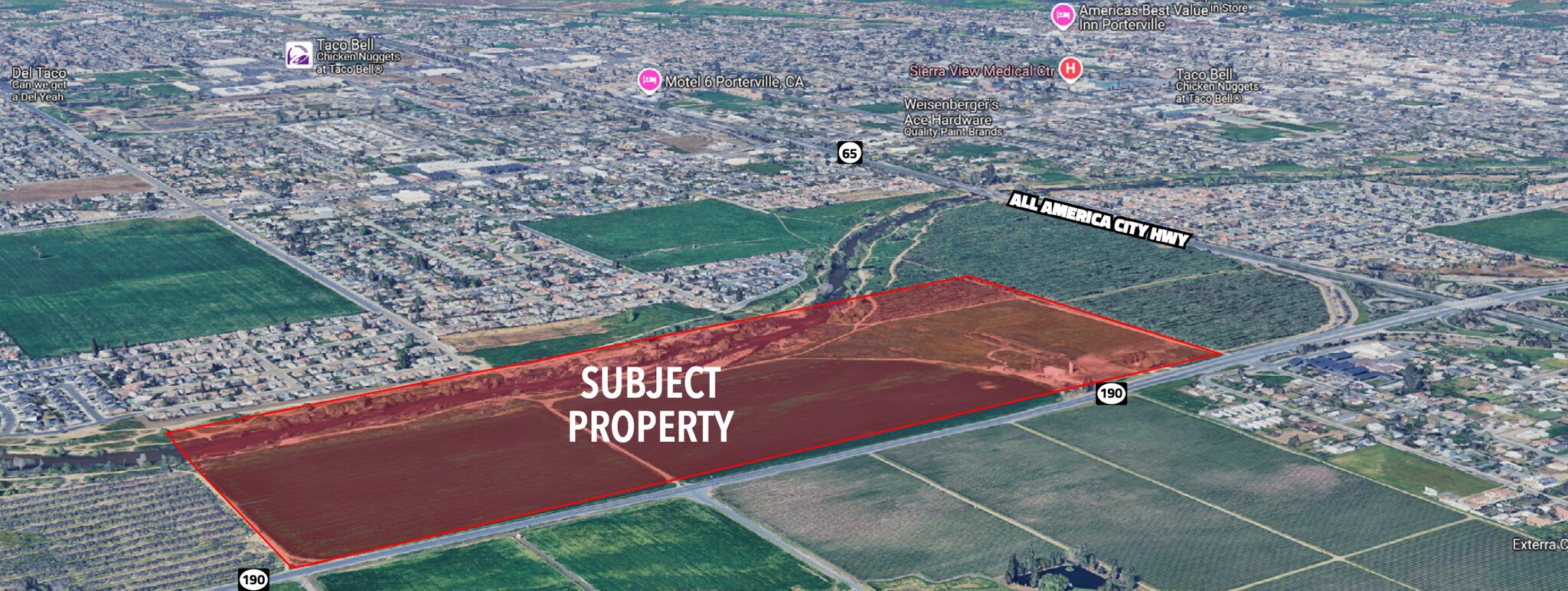 W Poplar & S Newcomb Street ave, Porterville, CA à vendre Photo principale– Image 1 sur 3