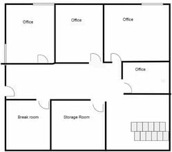 16812 Red Hill Ave, Irvine, CA à louer Plan d’étage– Image 2 sur 4