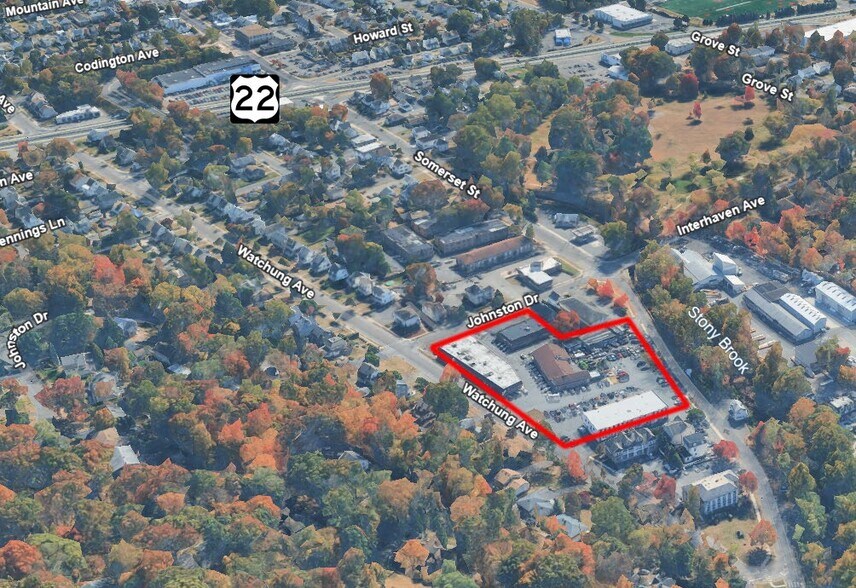 453-459 Watchung Ave, Watchung, NJ à louer - Aérien – Image 1 sur 4