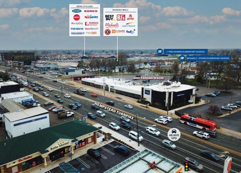 3695-3715 Hempstead Tpke, Levittown, NY à louer - Photo de l’immeuble – Image 2 sur 3