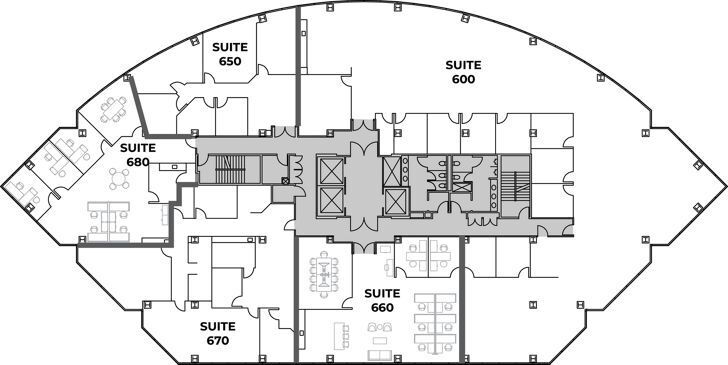 4660 la jolla village Dr, San Diego, CA à louer Plan d’étage– Image 1 sur 1