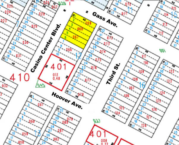 801 Casino Center, Las Vegas, NV à vendre - Plan cadastral – Image 2 sur 9