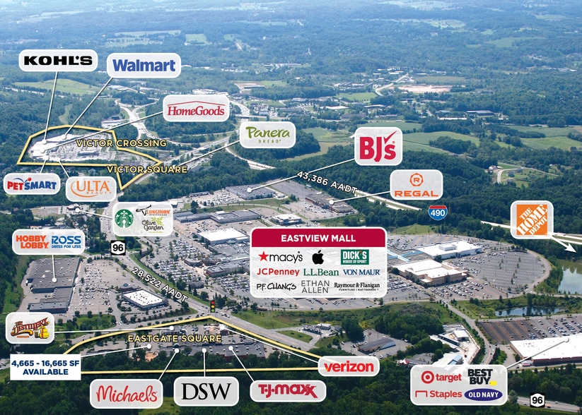 10-40 Square Dr, Victor, NY à louer - Aérien – Image 2 sur 7