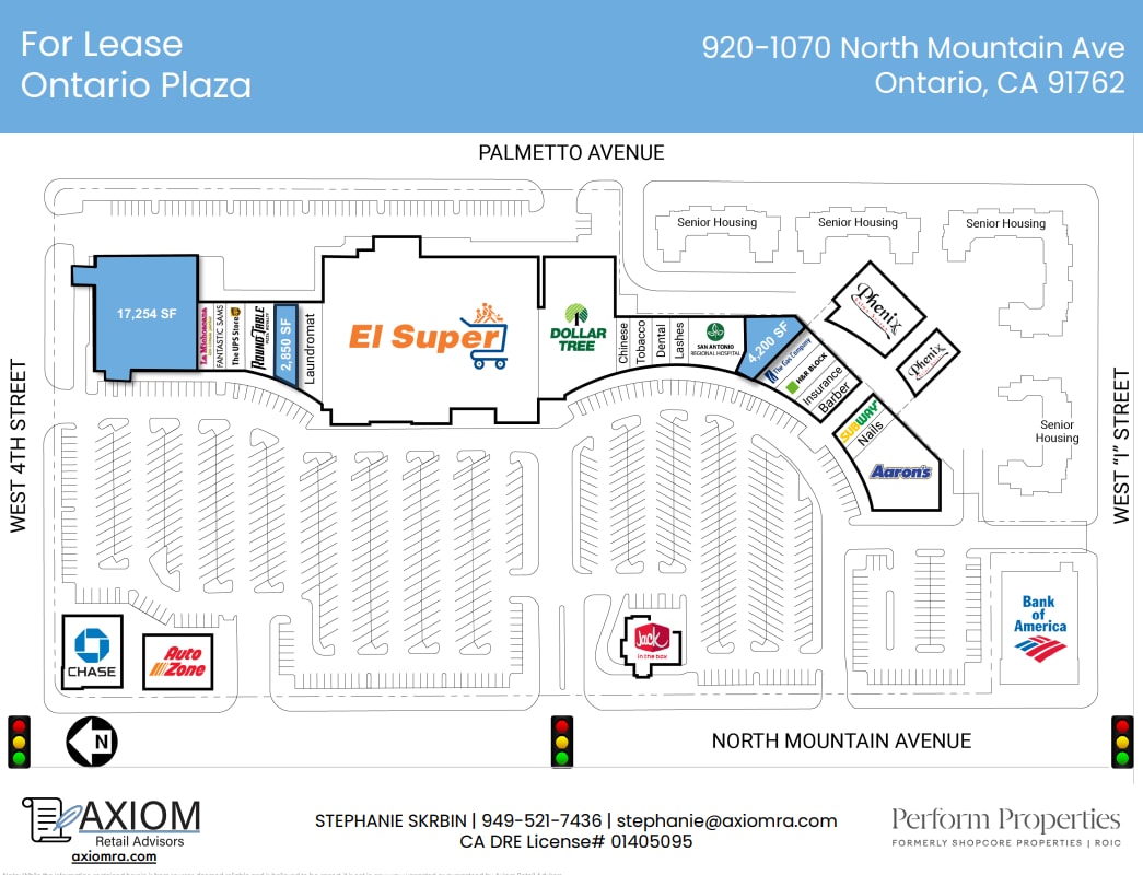 920-1070 N Mountain Ave, Ontario, CA à louer Plan de site– Image 1 sur 1