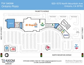 920-1070 N Mountain Ave, Ontario, CA à louer Plan de site– Image 1 sur 1