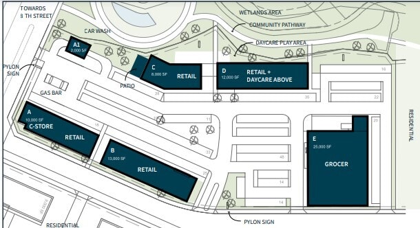 4294 8 St SW, Airdrie, AB à louer Plan de site– Image 1 sur 1